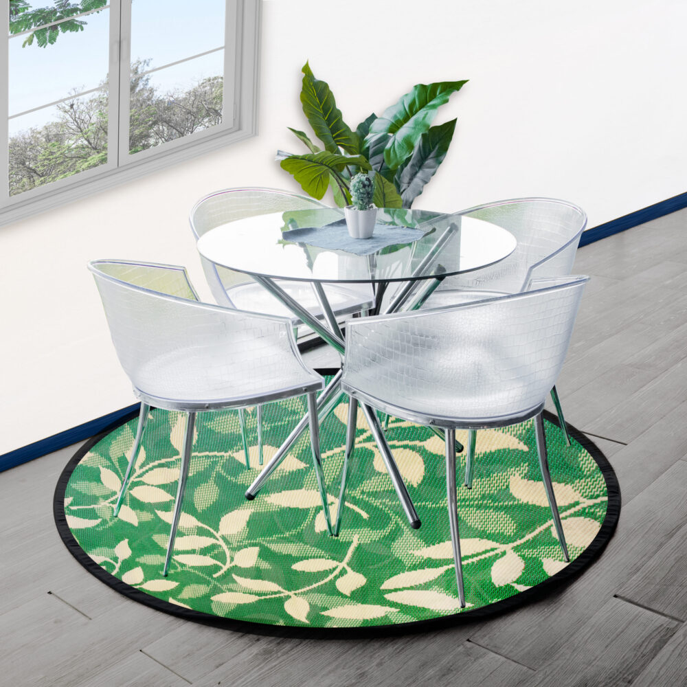 Mat Leaves แบบกลม