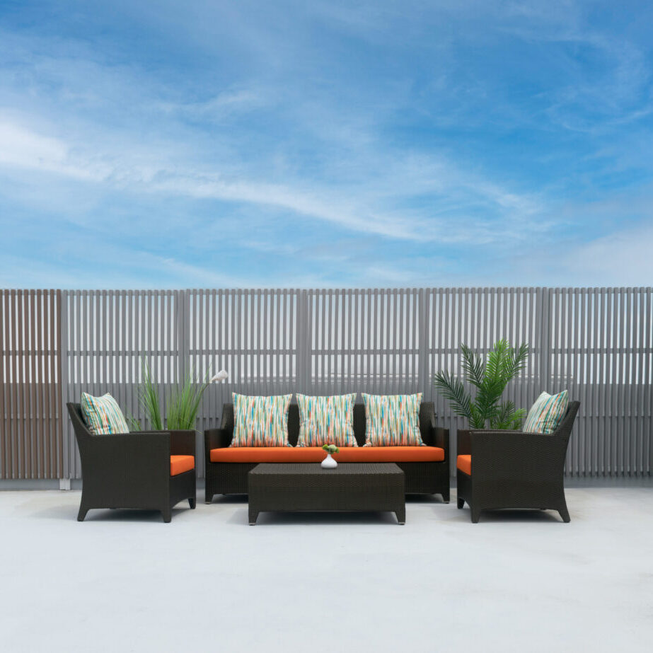 ชุดโซฟาภายนอกสานหวายเทียม TF-0749 / SOFA SET